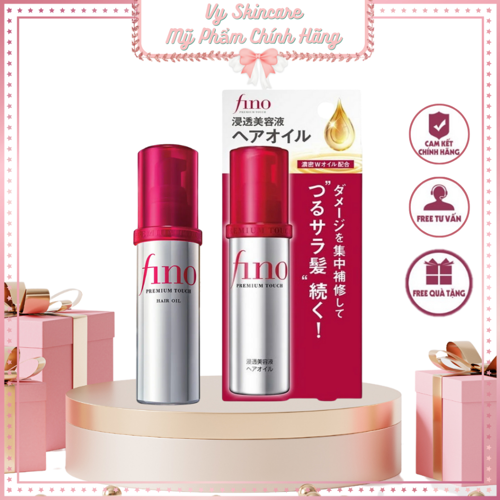 Dầu Dưỡng Tóc Cao Cấp, Cải Thiện Tóc Hư Tổn Fino Premium Touch Hair Oil B 70ml