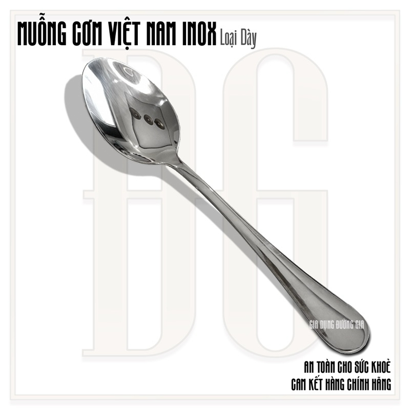 Muỗng Ăn Cơm Inox Dày - Eating Spoon