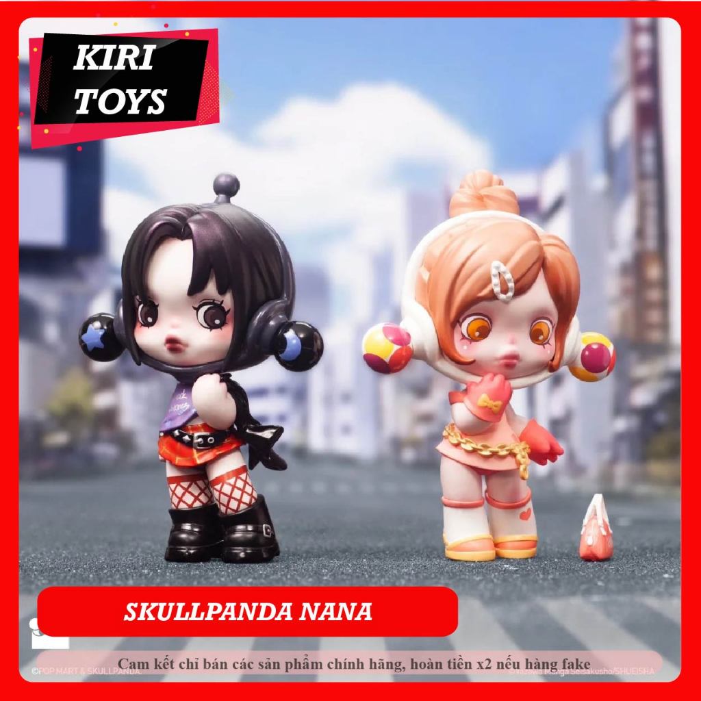 Skullpanda Osuki Nana & Skullpanda Komatsu Nana phiên bản giới hạn - Pop Mart