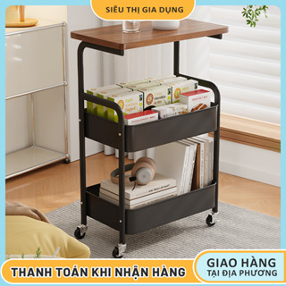 Kệ Spa Mẫu Mới xe đẩy Có Bánh Xelinh hoạt Kệ cất đồ bỉm sữa kệ để sách đề đồ ăn vặt