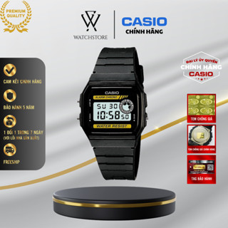 Đồng Hồ Nam/Nữ Casio F-94WA-9DG Màu Đen Mặt Kính Nhựa Vuông 33.2mm Chống Nước Dây Nhựa Chính Hãng - WATCHSTORE
