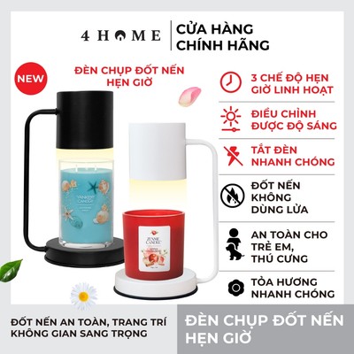 Đèn Chụp Đốt Nến Hẹn Giờ 4Home - Mẫu Tùy Chọn