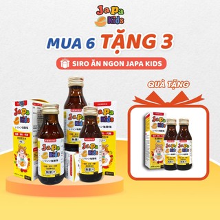    Mua 6 tặng 3    Siro Japa Kids kích thích ăn ngon hấp thụ tốt tăng cân đều nhập khẩu Nhật Bản 