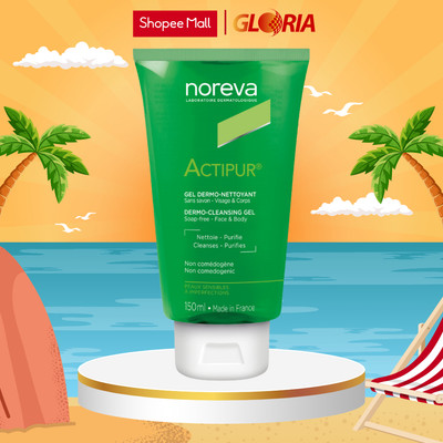 Gel Rửa Mặt Dành Cho Da Dầu Mụn Noreva Actipur Dermo - Cleansing Gel 150ml ( Tuýp Xanh Lá )