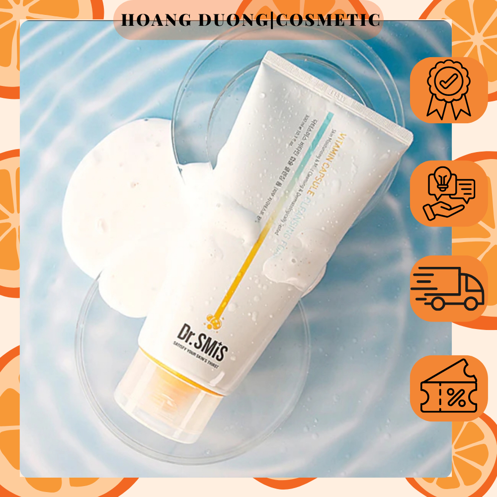 SỮA RỬA MẶT TRẮNG DA MỜ THÂM DR SMIS VITAMIN CAPSULE CLEANSING FOAM 300ml