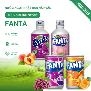  Nước Ngọt Fanta Nhật Bản Nắp Vặn Phiên Bản Nhí 