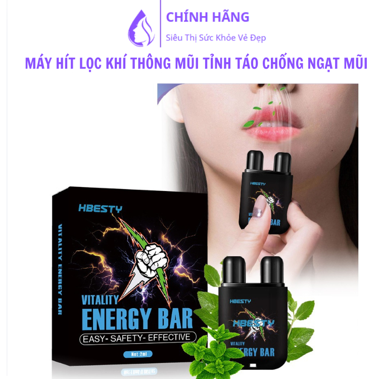 Máy Hít Lọc Khí Thông Mũi, Giúp Tỉnh Táo, Chống Ngẹt Mũi, Giúp Ngủ Ngon Giấc giúp cai thuoc..la