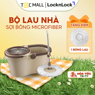 Bộ cây lau nhà xoay tay Compact Spin Mop LocknLock - ETM466- T2CMALL
