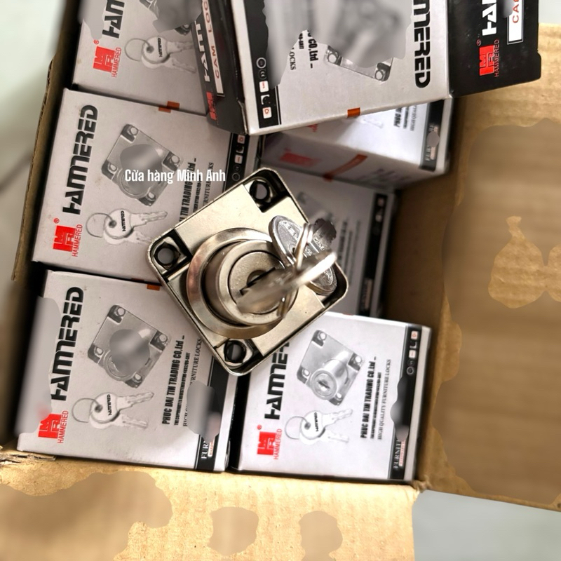 Khoá tủ, ổ khoá tủ, ổ khoá vuông Hammered