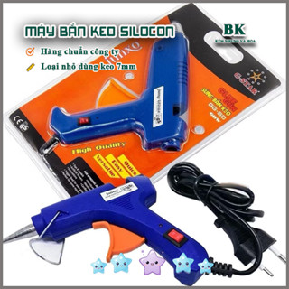 Máy bắn keo nến silicone 20w, súng bắn keo cầm tay nhỏ gọn dùng keo nhỏ 7mm