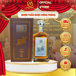 [CHÍNH HÃNG] Rượu Đông Trùng Hạ Thảo Kết Hợp Táo Đỏ Hàn Quốc 500ml Mailands Bồi Bổ Sức Khoẻ, Sinh Lý