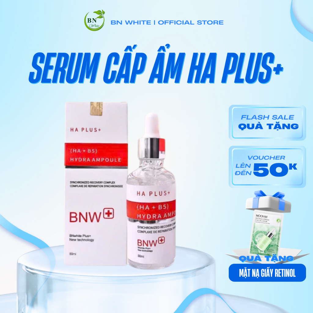 [MUA 1 TẶNG 1] Serum Dưỡng Trắng, Ngừa Nám, Tàn nhang BN White Cấp Ẩm, Phục Hồi Da - Hàng Chính Hãng