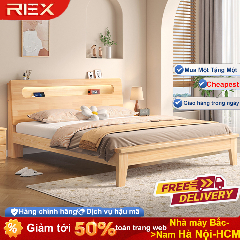REX Giường Pallet Gỗ