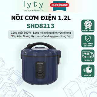 Nồi cơm điện 1.2L Sunhouse SHD8213 Bảo hành chính hãng 12 tháng Toàn Quốc
