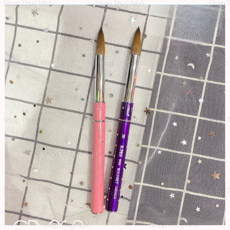 Cọ đắp bột lông chồn cao cấp số 20 dụng cụ làm móng tay chuyên nghiệp nghệ thuật nail