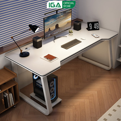 Bàn làm việc phong cách gaming mạnh mẽ khung chân sắt phủ sơn thương hiệu IGA - GM95