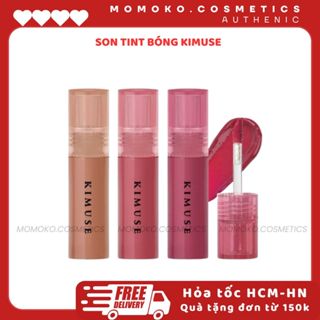 Son bóng KIMUSE dưỡng ẩm lâu trôi với 9 màu tùy chọn