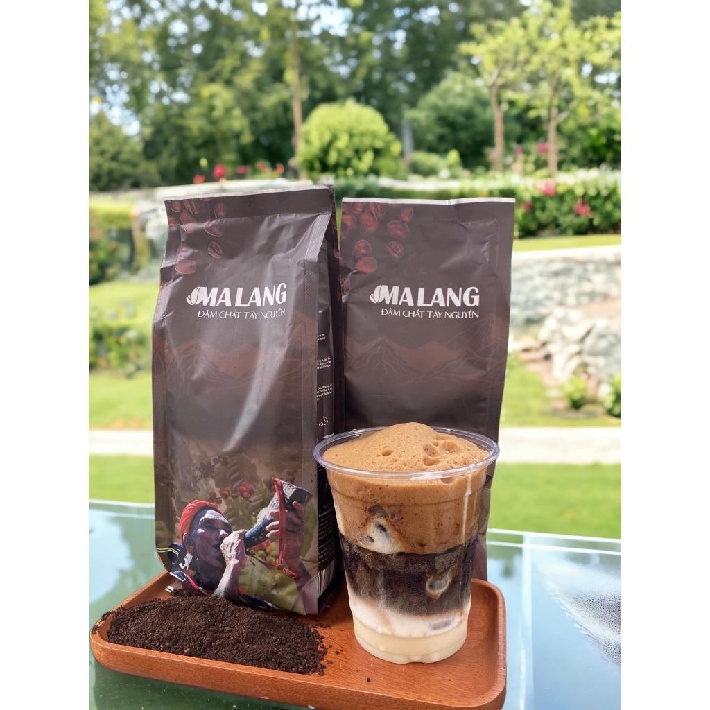 1Kg Cà Phê MaLang Gu Đậm Đà, Thơm Béo, Sánh Keo - Chuẩn Gu Cafe Đak Lak