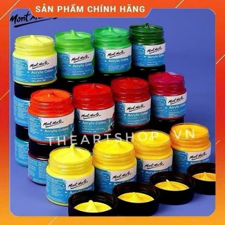 (HỎA TỐC) Màu Acrylic Mont Marte hũ 100ml (THEARTSHOP)