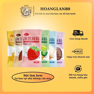 [ Rẻ vô địch]  Bột làm kem, Bột làm kem viên siêu tốc , siêu tiện lợi 100g( Hsd 2027)