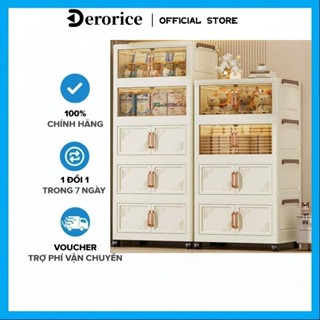 Tủ Nhựa Cao Cấp 3 Trong 1 - Gấp Dẹp Dễ Dàng, Ngăn Chứa Đồ Chơi Trẻ Em  Để Đầu Giường  Tủ Quần Áo Mini