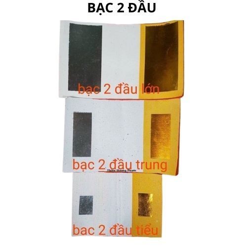Bộ Bạc 2 Đầu Vàng Mã Trang Trí Phong Cách Cổ Điển