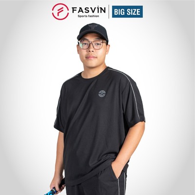 Áo thun nam BIG SIZE  FASVIN từ 80 đến 140kg chất vải thể thao bền đẹp A25206