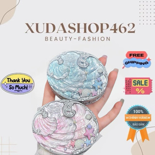  Phấn Phủ Flower Knows Shell – Hạt Phấn Mịn Nhẹ Kiềm Dầu Thiết Kế Vỏ Sò Cổ Tích 