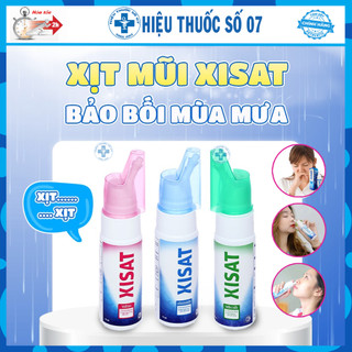  Xịt mũi Xisat chai 75ml - Ngăn Chặn Mầm Bệnh Xâm Nhập Qua Đường Hô Hấp 