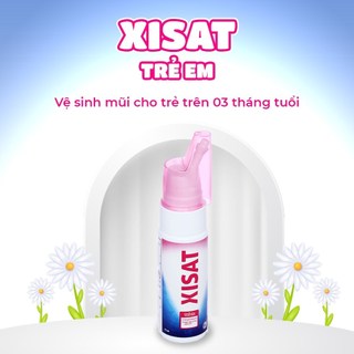  Xịt mũi Xisat chai 75ml trẻ em - Giảm nghẹt - Thông Mũi - Thiên nhiên - An toàn 