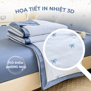 Chăn hè, mền lụa Thái M2T BEDDING kích thước 2mx2m3, mềm - mịn - mát