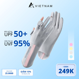 Bao Tay Chống Nắng UV Nữ Chất Lụa Băng Mát Lạnh, Găng Tay Xe Máy Đi Đường Mùa Hè Chống Bắt Nắng Bảo Vệ Da Tay