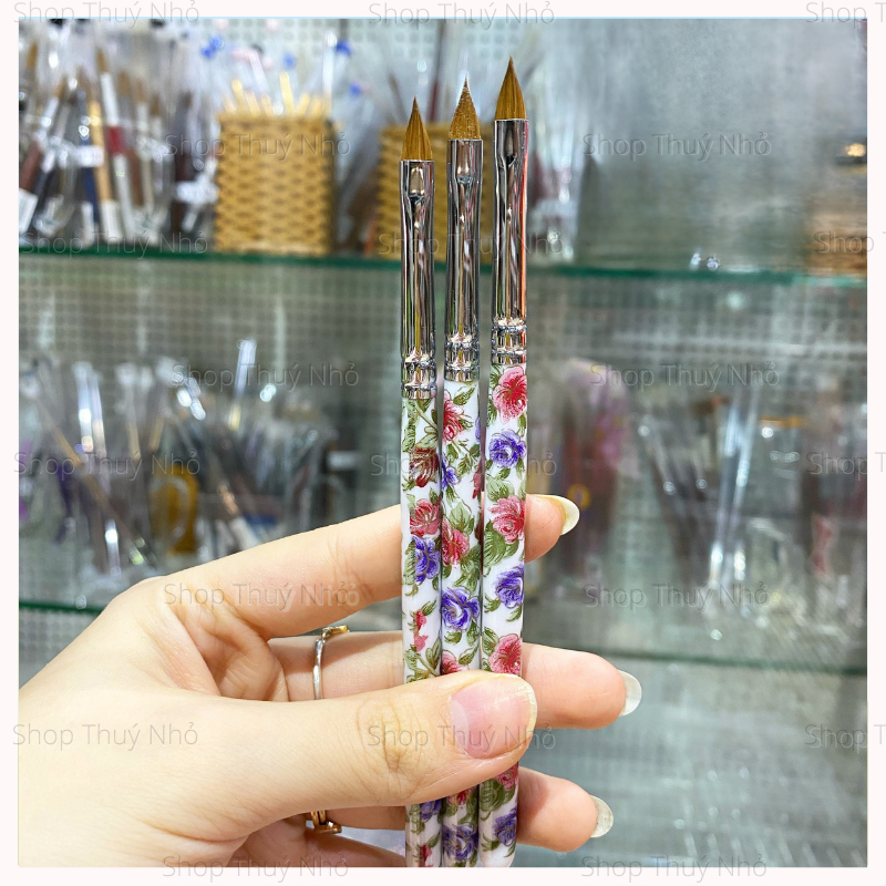 Cọ nặn hoa, cọ làm hoa cán bông lông cọ cao cấp - Cọ nail chuyên dụng dụng cụ làm móng tay chuyên nghiệp nail