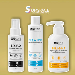   SUM SPACE   CÔNG TY  Sữa Tắm Xịt Tẩy Tế Bào Chết Dưỡng Thể MD CARE Dành Cho Da Mụn Da Không Láng Mịn & Sáng Màu 