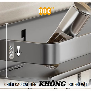 Kệ để gia vị nhà bếp, kệ để đồ đa năng nhà tắm, nhà bếp chất liệu Thép Carbon chống gỉ chống oxi hoá
