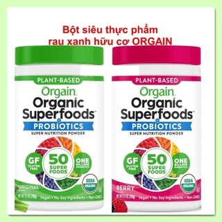  Bột rau xanh hữu cơ Orgain Organic Superfoods hũ 280g  Hàng Mỹ  