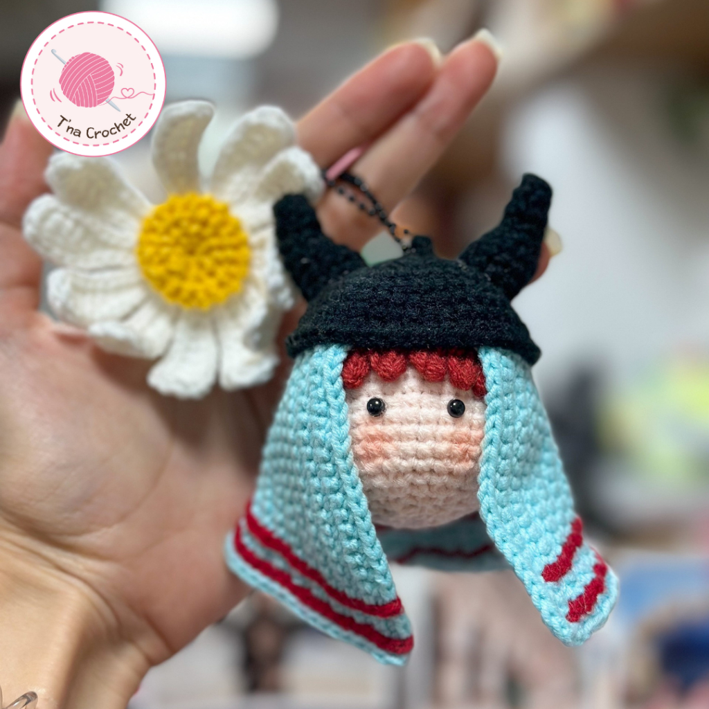 Móc khoá len GD G-dragon power