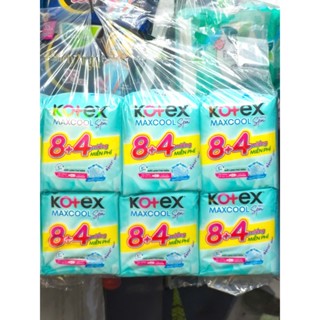  Combo 6 gói băng vệ sinh Kotex Maxcool Spa siêu mỏng cánh 23cm gói 12 miếng 