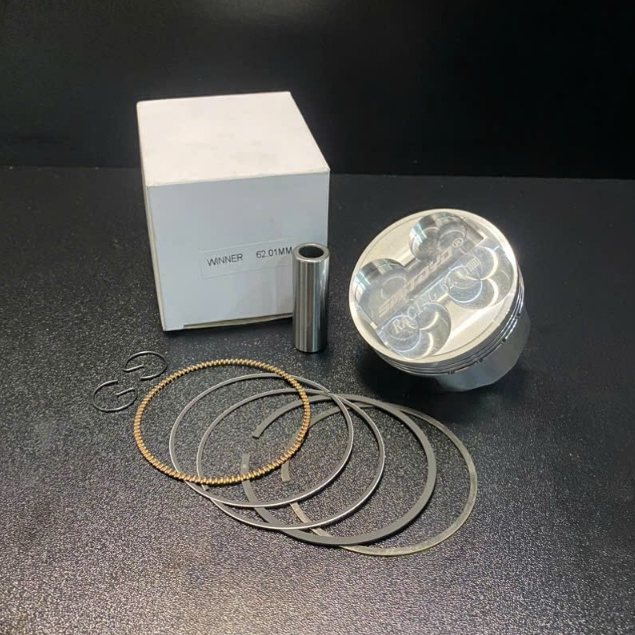 Bộ piston bạc nén Smitoyo winner, sonnic trái 57mm 62mm 65mm