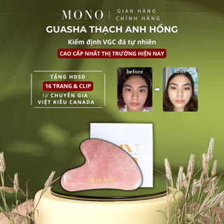 [Kiểm Định VGC] Đá Guasha Cao Cấp Thạch_Anh Hồng MONO - Massage Mặt Giúp Nâng Cơ, Trẻ Hóa, Thon Gọn