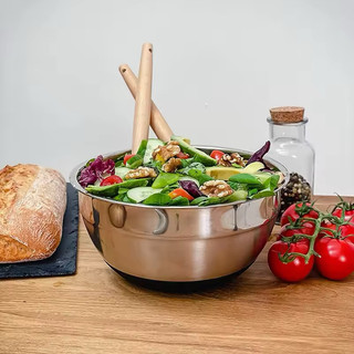 Bowl trộn bột đế silicon / Âu trộn bột (dày + sâu)