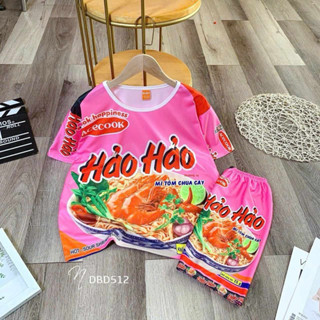 Bộ mì hảo hảo hottrend cho bé đủ size 7-75kg