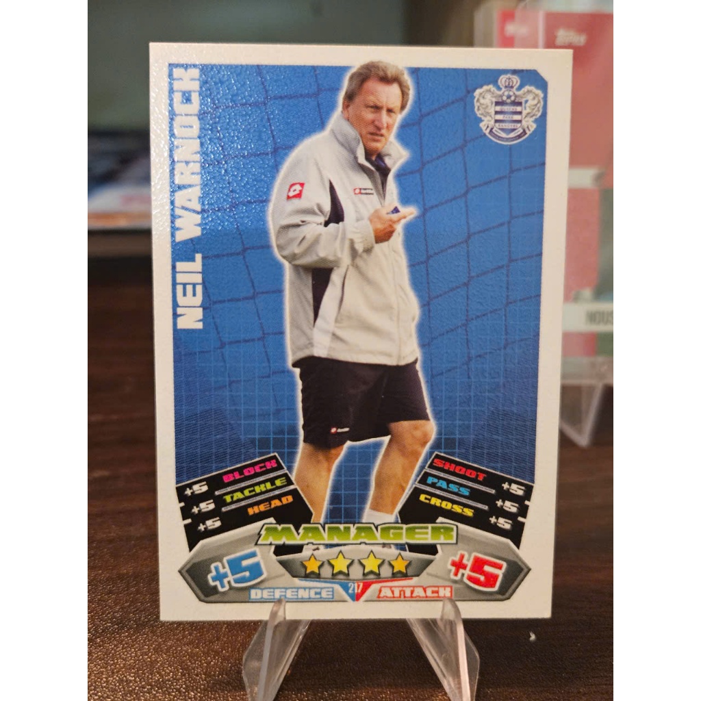 Thẻ HLV Neil Warnock Topps Match Attax 2011/2012 (QPR) (11/12)
