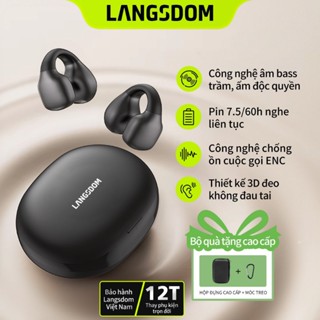 Tai Nghe Bluetooth Langsdom TS03 Pro |  V5.4 | Âm thanh đỉnh cao | Pin tổng 30h | Míc ENC gọi cực rõ