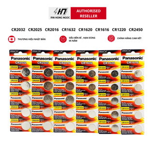 Vỉ 5 Viên Pin PANASONIC CR2032/2025/2016/1632/1616/1620/1220/1216/2450 3 Volt  - Hàng Chính Hãng
