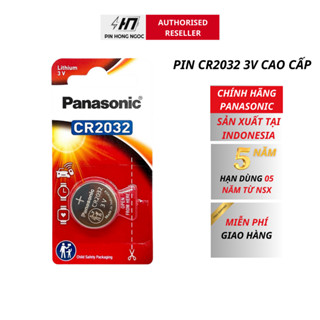 Vỉ 1 Viên Pin CR2032 Panasonic 3V Made In Indonesia Cao Cấp - Hàng chính hãng