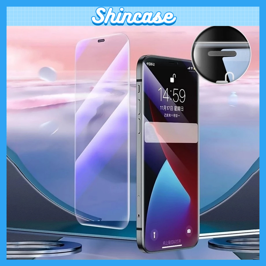 Kính Cường Lực iPhone Vô Cực Không Viền Siêu Trong, Che Bụi Màng Loa - iP 6/7/8/Plus/X/XS/XR/11/12/13/14/15/16/17Pro/Max