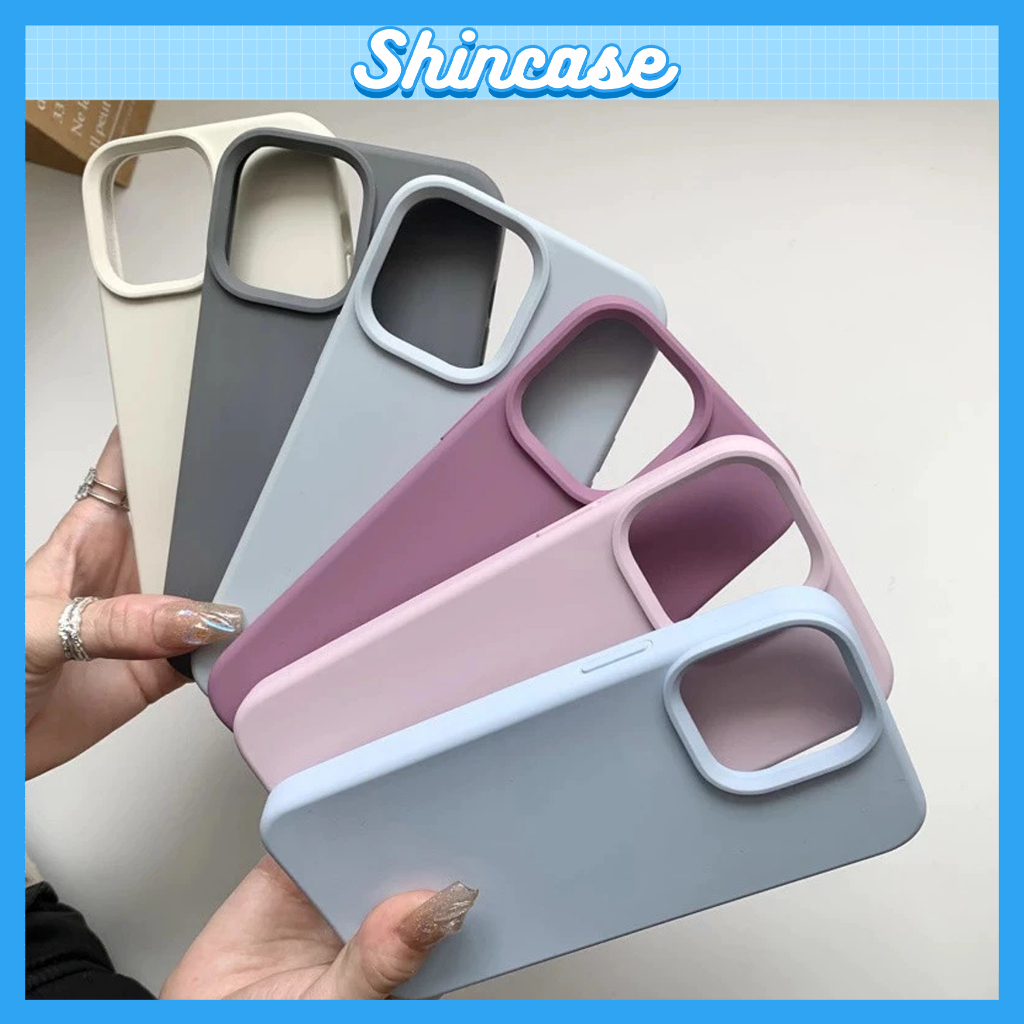 Ốp Lưng iPhone TPU Đệm Nhung Chống bẩn, Bảo Vệ Camera - iP 6/6s/7/8/Plus/X/XS/XR/11/12/13/14/15/Pro/Max/Mini