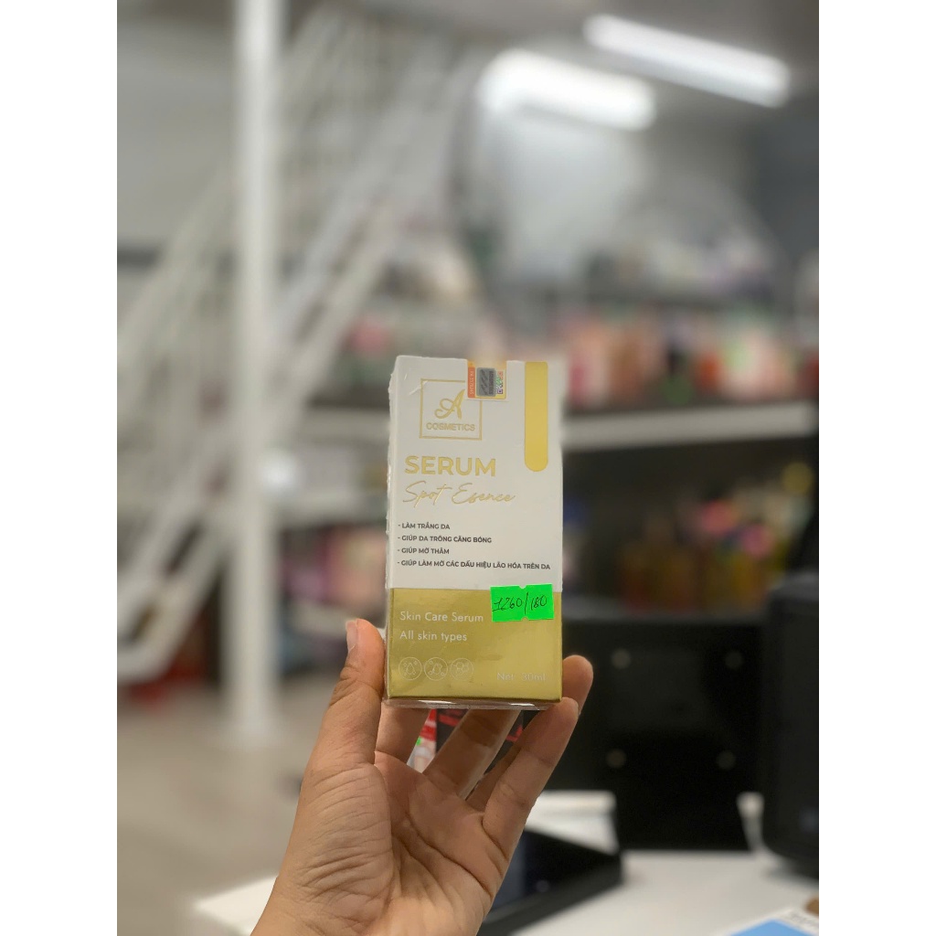 SERUM A COSMETICS SPOT ESENCE TRẮNG DA MỜ THÂM CĂNG CHỐNG LÃO HOÁ 30ML