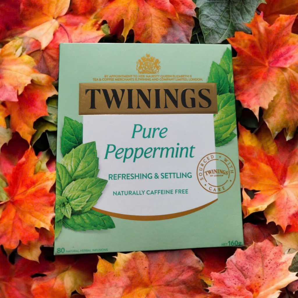 Trà túi lọc Twinings Pure Peppermint hộp 80 gói chính hãng